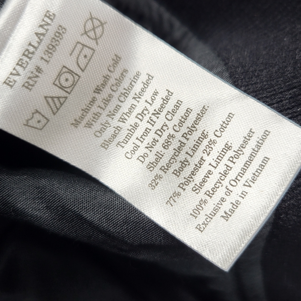 Everlane Black Bomber Jacket - Picture 4 of 5